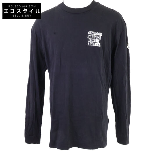 MONCLER モンクレール H10918D00014 LS TSHIRT ロゴプリント 長袖Tシャツ トップス