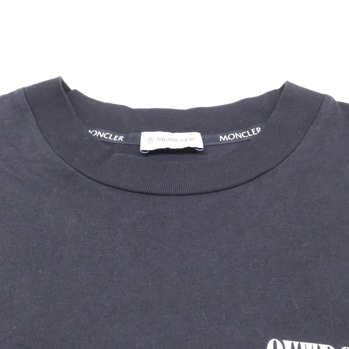 MONCLER モンクレール H10918D00014 LS TSHIRT ロゴプリント 長袖Tシャツ トップス