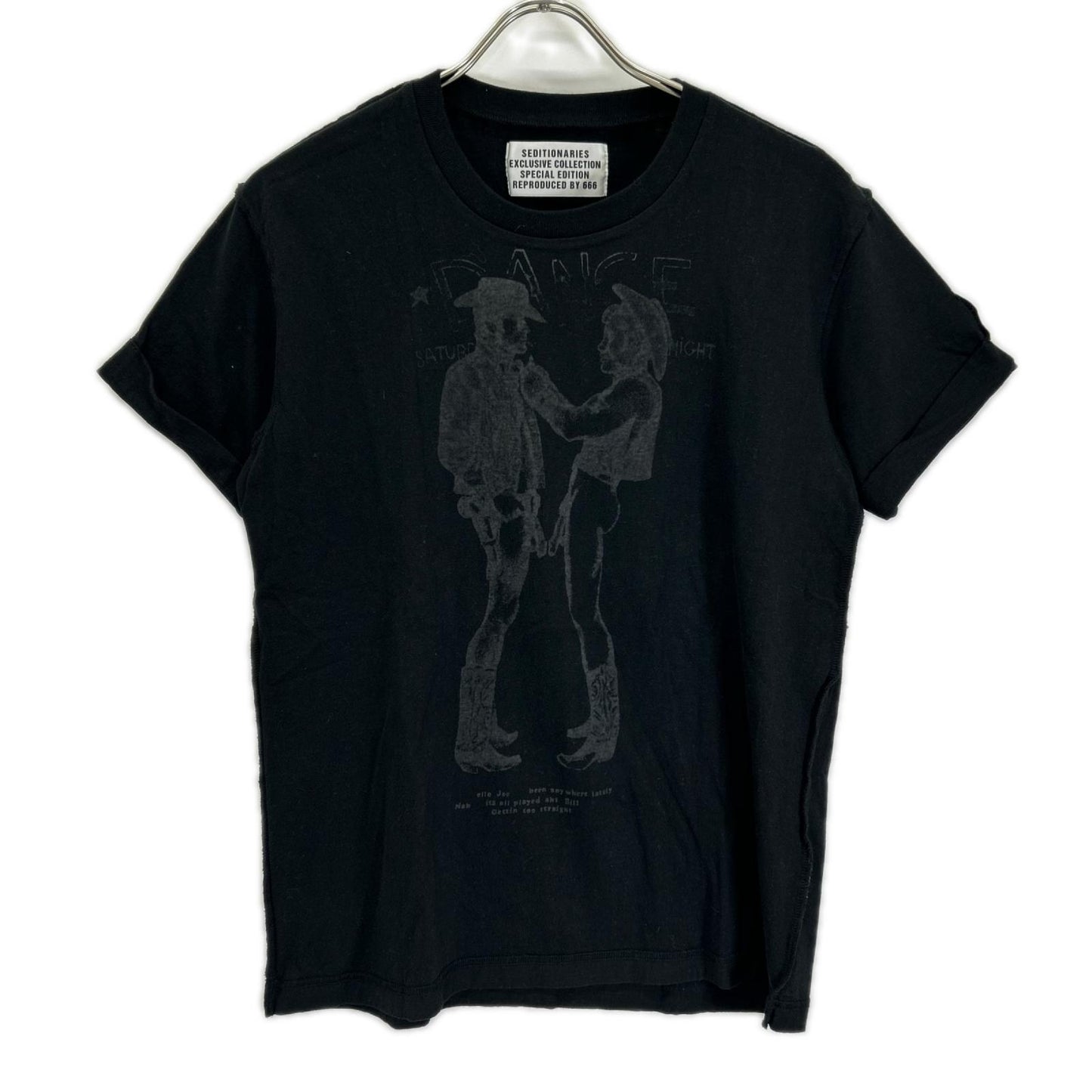 seditionaries セディショナリーズ ブラック カウボーイTシャツ トップス