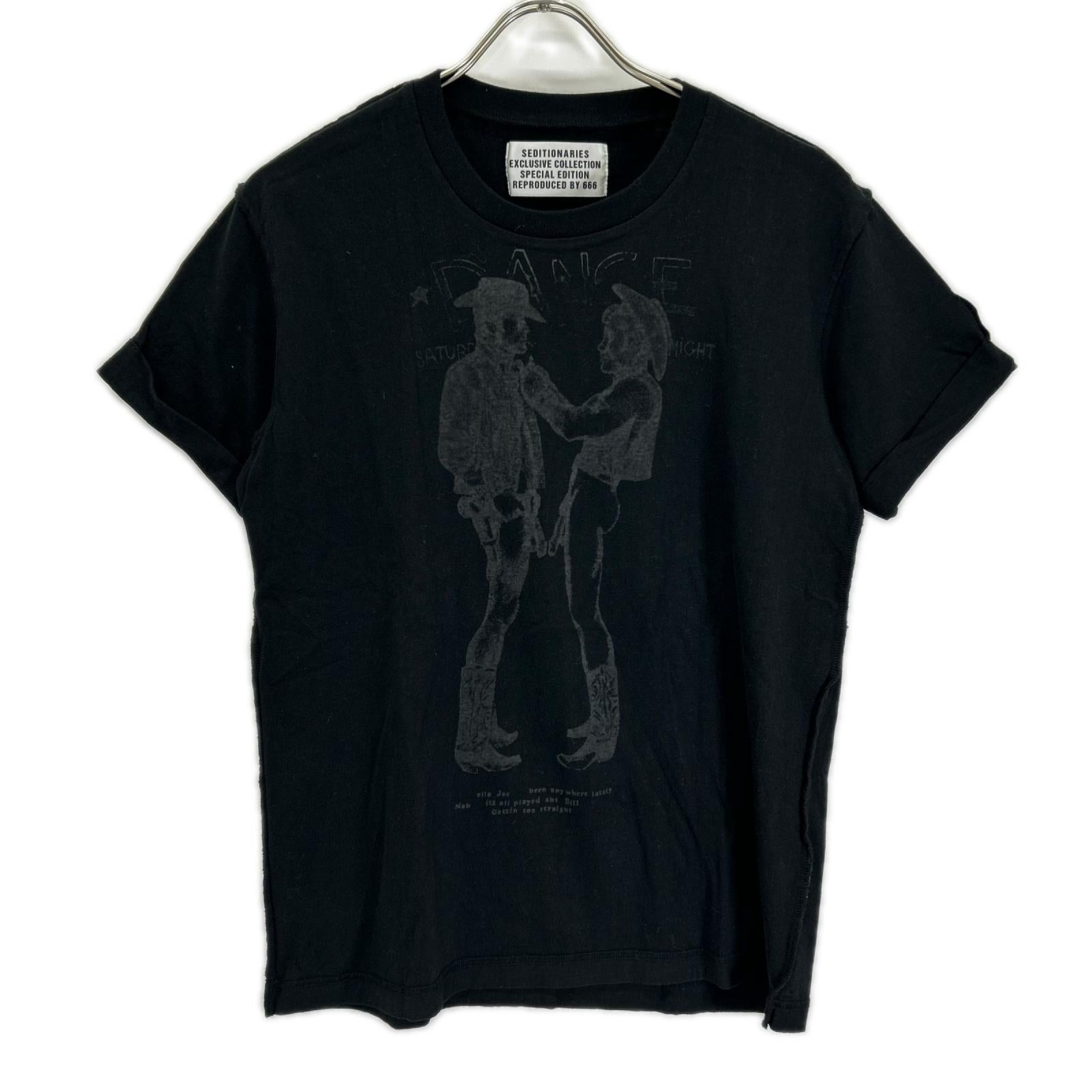 seditionaries セディショナリーズ ブラック カウボーイTシャツ トップス