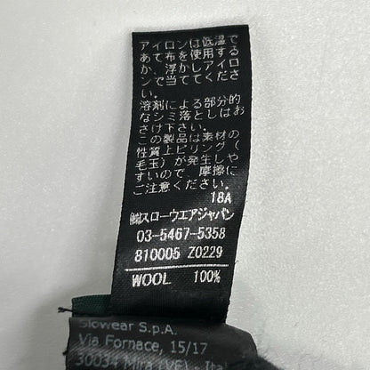 ZANONE ザノーネ ブラック メリノウール ミドルゲージウールタートルネックニット トップス