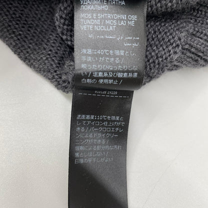 ZANONE ザノーネ グレー 5ゲージウールソリッドモックネックニット トップス