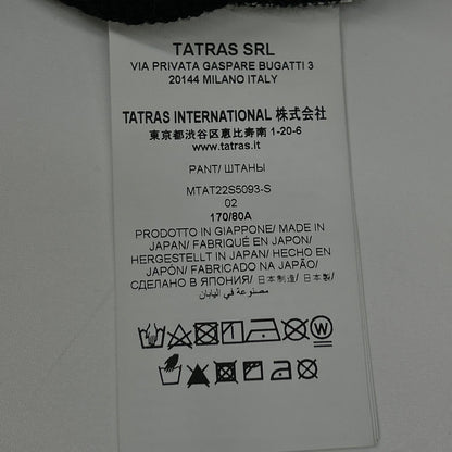 TATRAS タトラス ブラック コットン スウェットハーフパンツ ボトムス