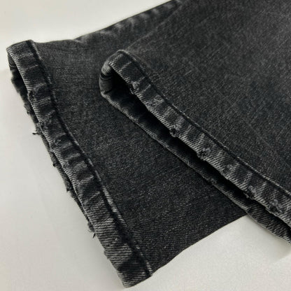 PT TORINO ピーティートリノ N231-P285 ブラック コットン ダメージ加工 ストレッチデニムパンツ ボトムス