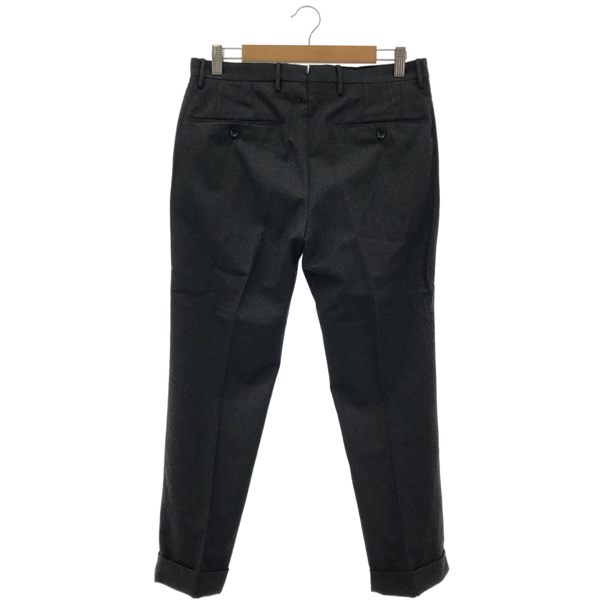 INCOTEX インコテックス グレー メラノウール SLIM FIT SLOWEAR テーパードパンツ ボトムス