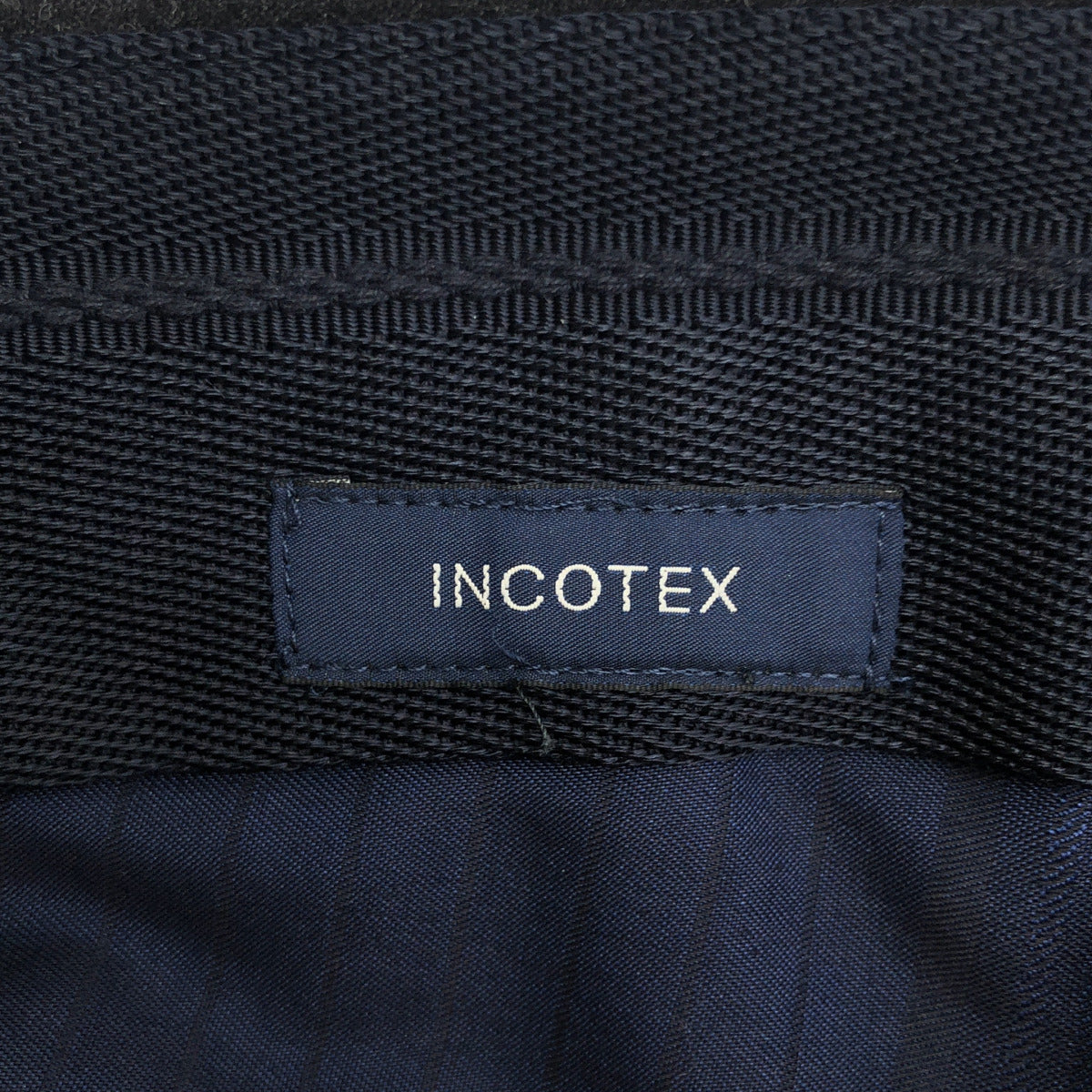 INCOTEX インコテックス グレー メラノウール SLIM FIT SLOWEAR テーパードパンツ ボトムス