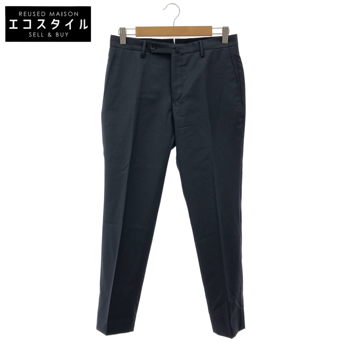 INCOTEX インコテックス ネイビー SLIM FIT SLOWEAR テーパードパンツ ボトムス