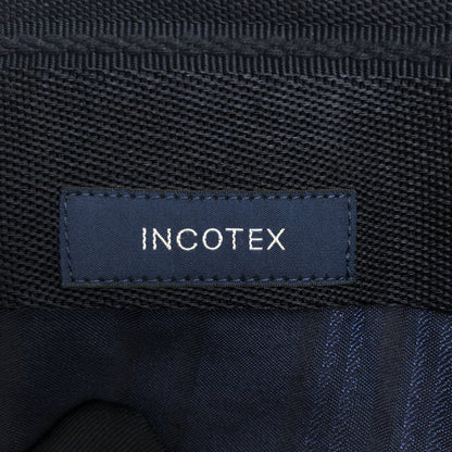 INCOTEX インコテックス ネイビー SLIM FIT SLOWEAR テーパードパンツ ボトムス