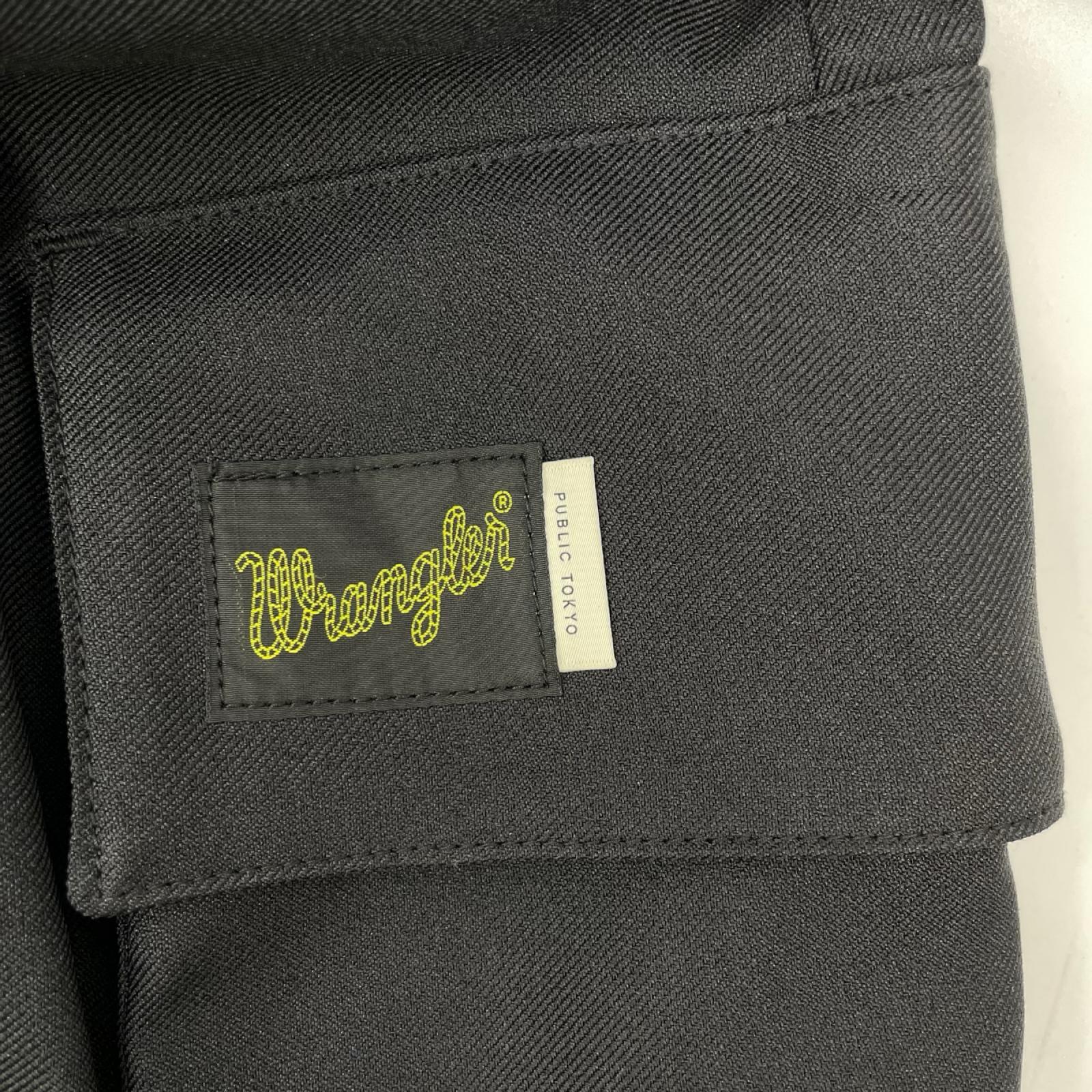 Wrangler ラングラー 【×PUBULIC TOKYO】154240016 ブラック カーゴパンツ ボトムス