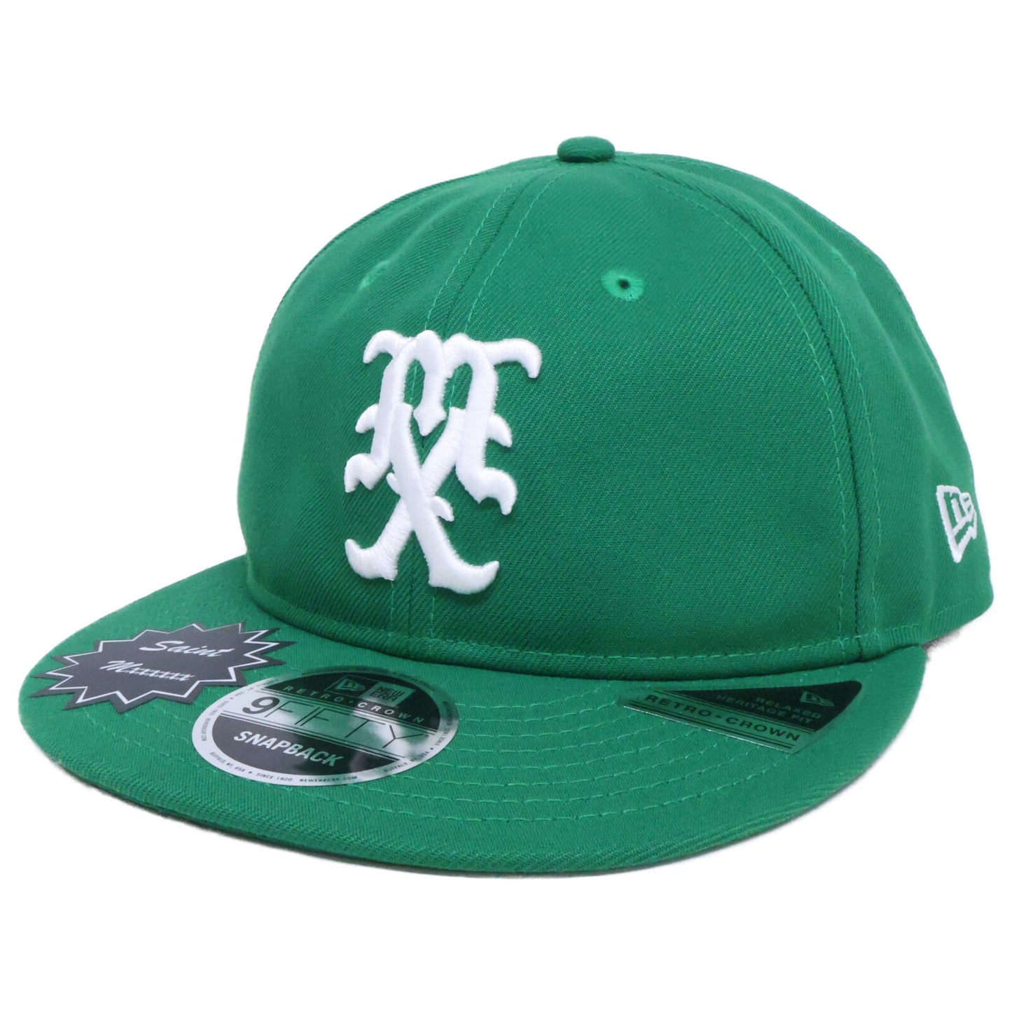New Era ニューエラ 【美品】RC 9FIFTY SAINT Mxxxxxx セントマイケル ロゴ刺繍 スナップバック キャップ 帽子
