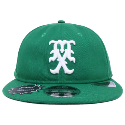 New Era ニューエラ 【美品】RC 9FIFTY SAINT Mxxxxxx セントマイケル ロゴ刺繍 スナップバック キャップ 帽子
