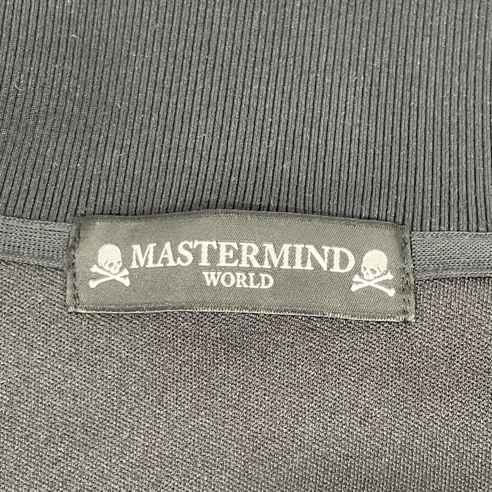 mastermind マスターマインド ×UMBRO ブラック バックロゴプリント トラックジャケット ジャケット