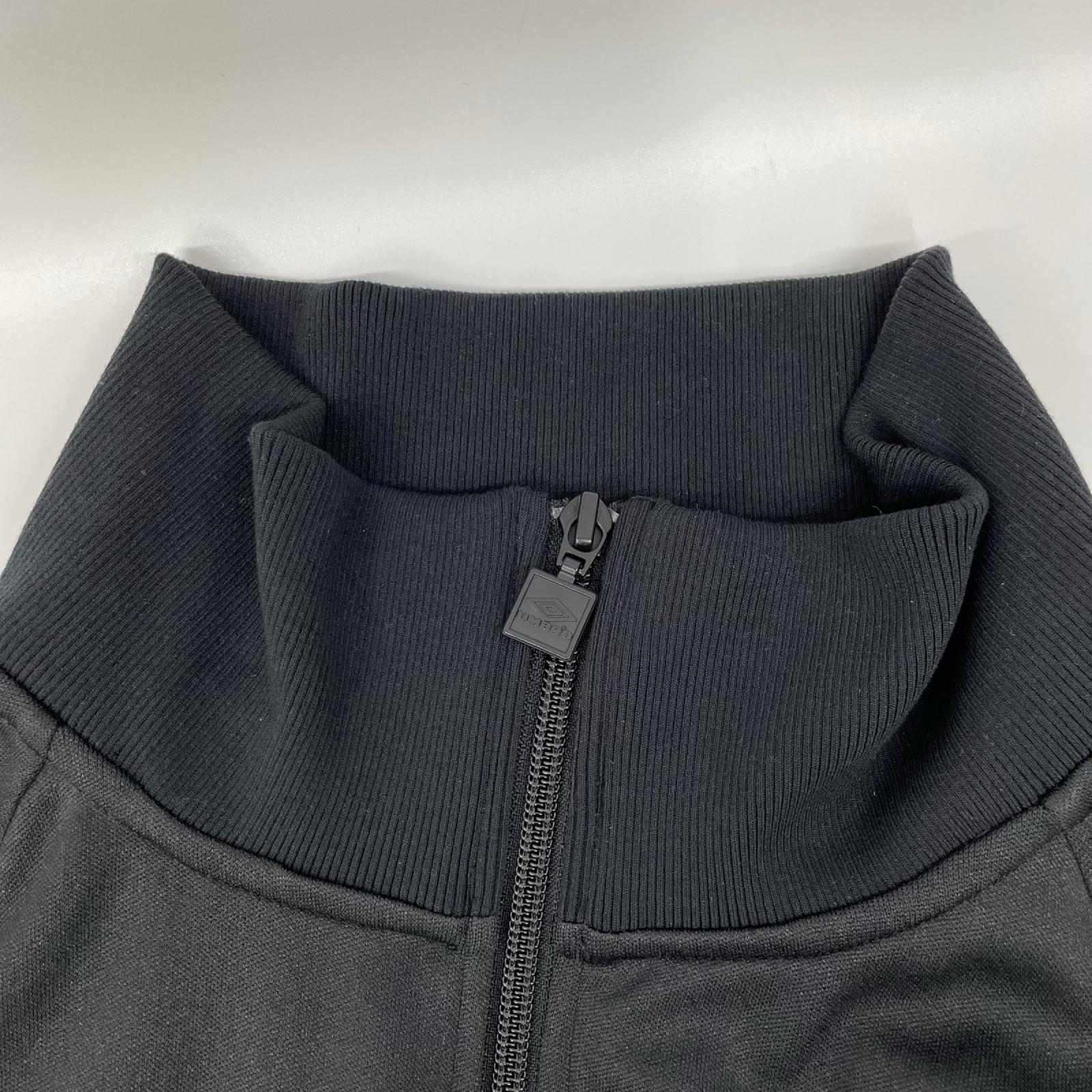 mastermind マスターマインド ×UMBRO ブラック バックロゴプリント トラックジャケット ジャケット