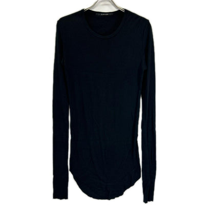 D.HYGEN ディーハイゲン ST101-0824S ブラック コットン ロングスリーブTシャツ トップス