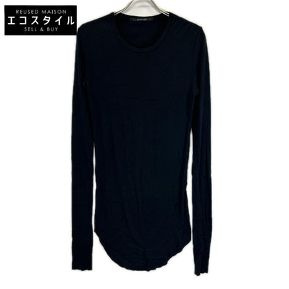 D.HYGEN ディーハイゲン ST101-0824S ブラック コットン ロングスリーブTシャツ トップス