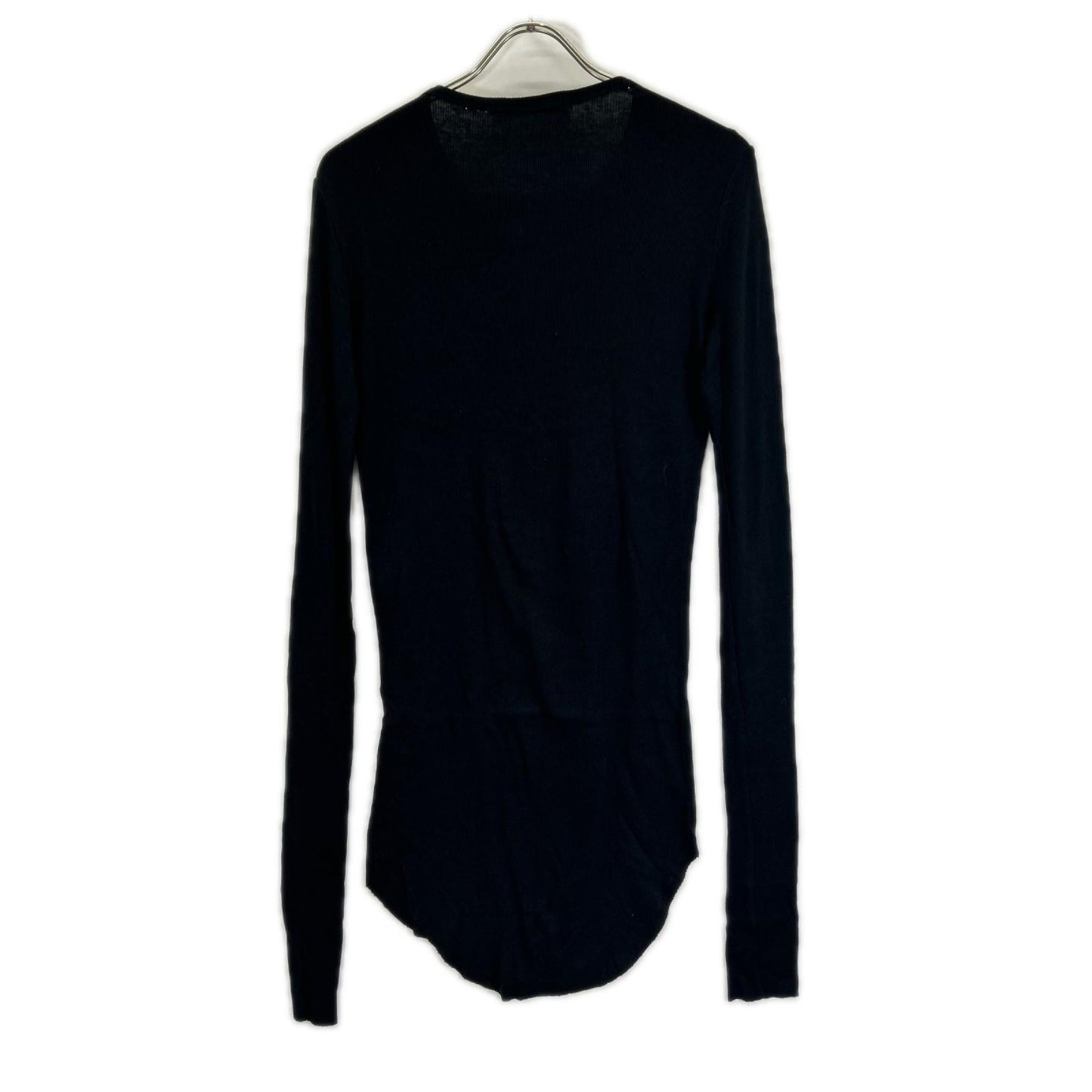 D.HYGEN ディーハイゲン ST101-0824S ブラック コットン ロングスリーブTシャツ トップス