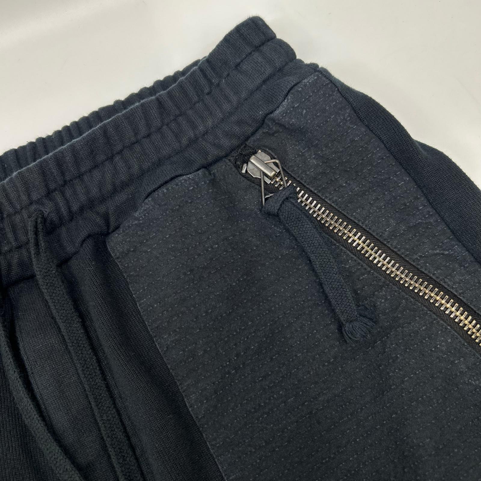 D.HYGEN ディーハイゲン ST107-0723S ブラック 無撚糸裏毛　ジョガーパンツ ボトムス