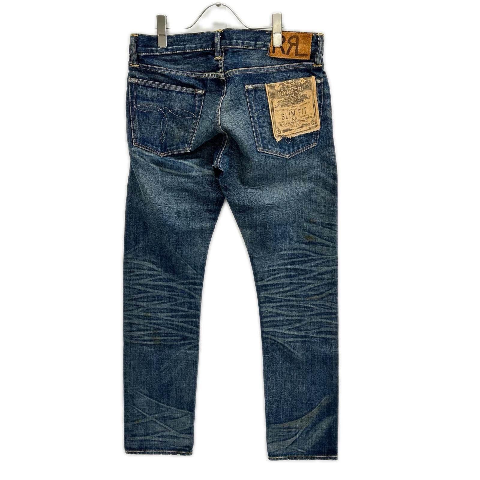 RRL ダブルアールエル インディゴ 21040 ストレートレグ デニムパンツ ボトムス