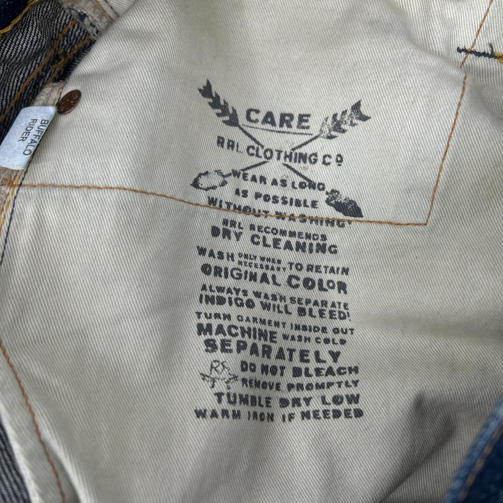 RRL ダブルアールエル インディゴ 21040 ストレートレグ デニムパンツ ボトムス
