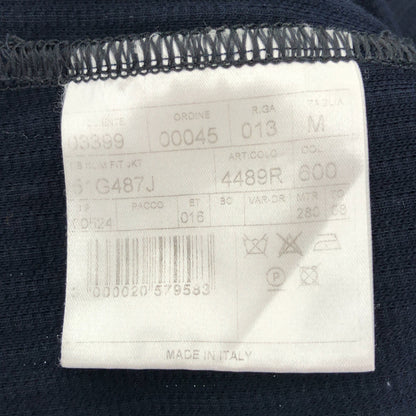 T-JACKET ティージャケット ネイビー コットンストレッチグログラン 4Bダブルジャケット トップス