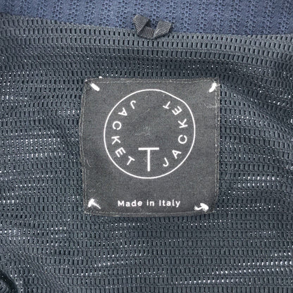 T-JACKET ティージャケット ネイビー コットンストレッチグログラン 4Bダブルジャケット トップス
