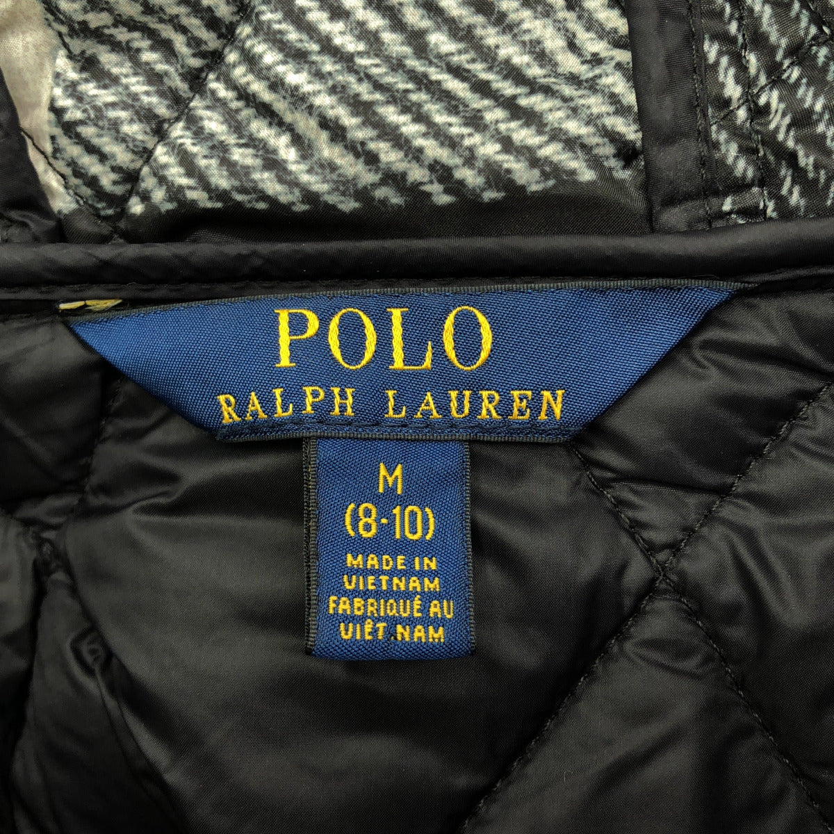 POLObyRalphLauren ポロラルフローレン マルチカラー キルティング フーデッドコート トップス