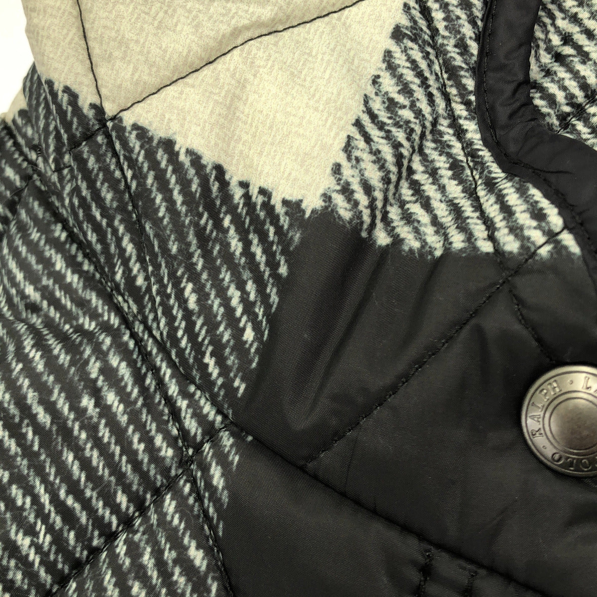POLObyRalphLauren ポロラルフローレン マルチカラー キルティング フーデッドコート トップス