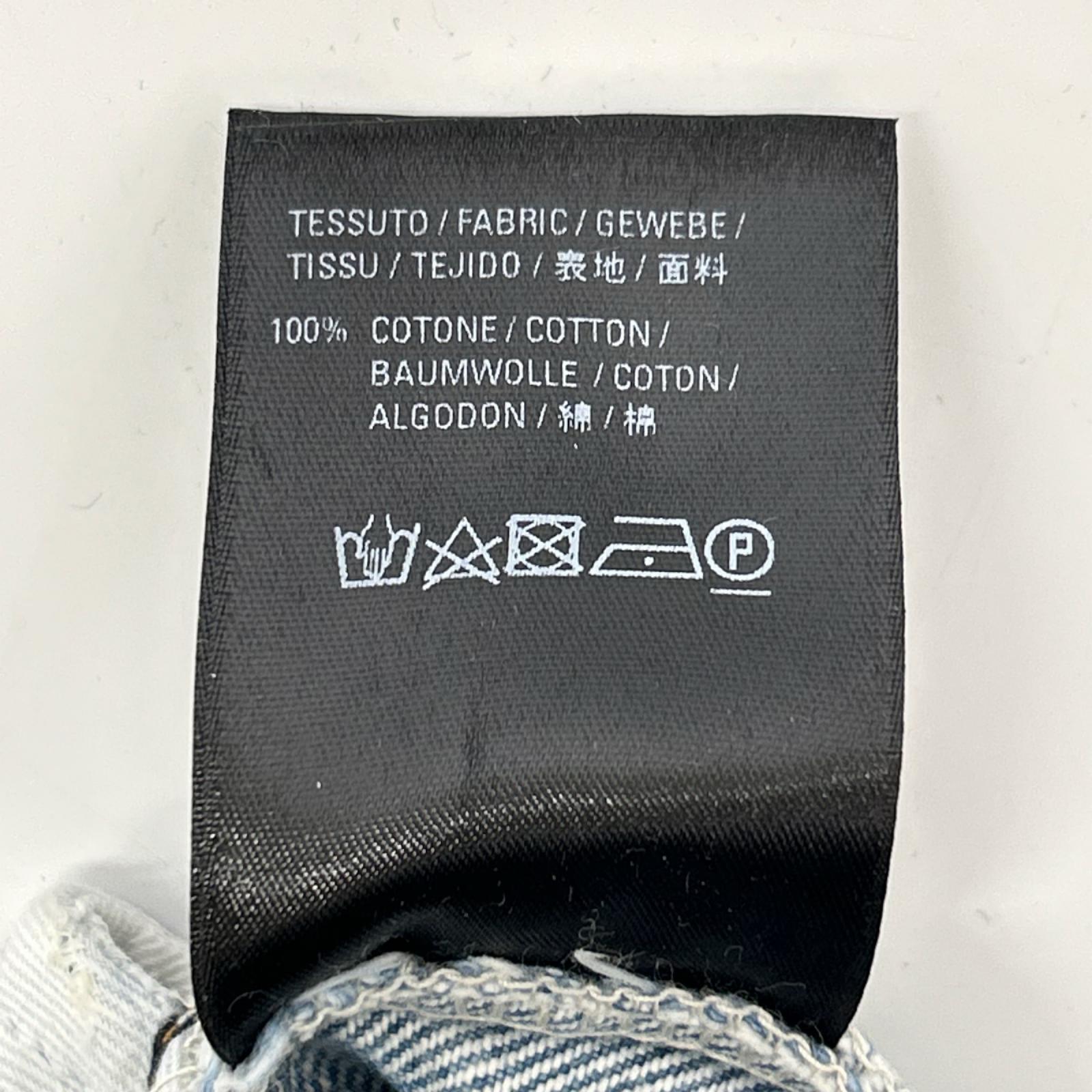 BALENCIAGA バレンシアガ 18年 534522 TYE14 インディゴ デニム ハーフパンツ ボトムス