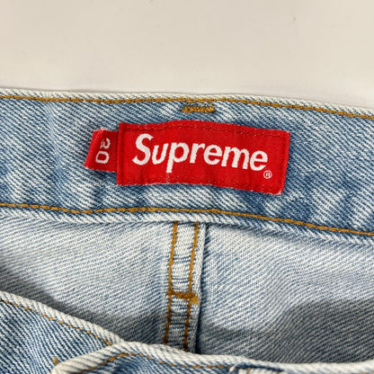 Supreme シュプリーム ライトブルー ストーン ウォッシュド スリムジーンズ ボトムス