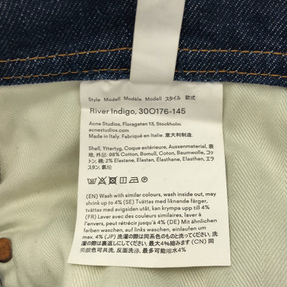 ACNE STUDIOS アクネ ストゥディオズ 30O176-145 River indigo スリムテパードジーンズ ボトムス