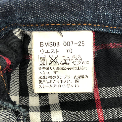 Burberry Black Label バーバリーブラックレーベル BMS08-007-28 インディゴ デニム パンツ ボトムス