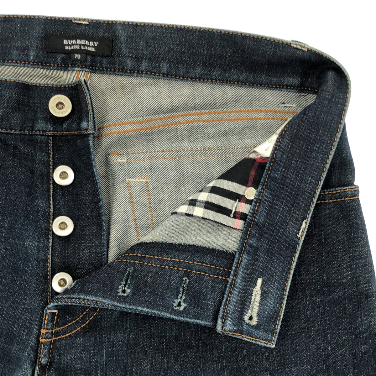 Burberry Black Label バーバリーブラックレーベル BMS08-007-28 インディゴ デニム パンツ ボトムス