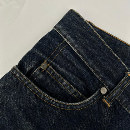 SAINT LAURENT JEANS サンローランジーンズ YP00-092 インディゴ ボタンフライ デニム パンツ ボトムス