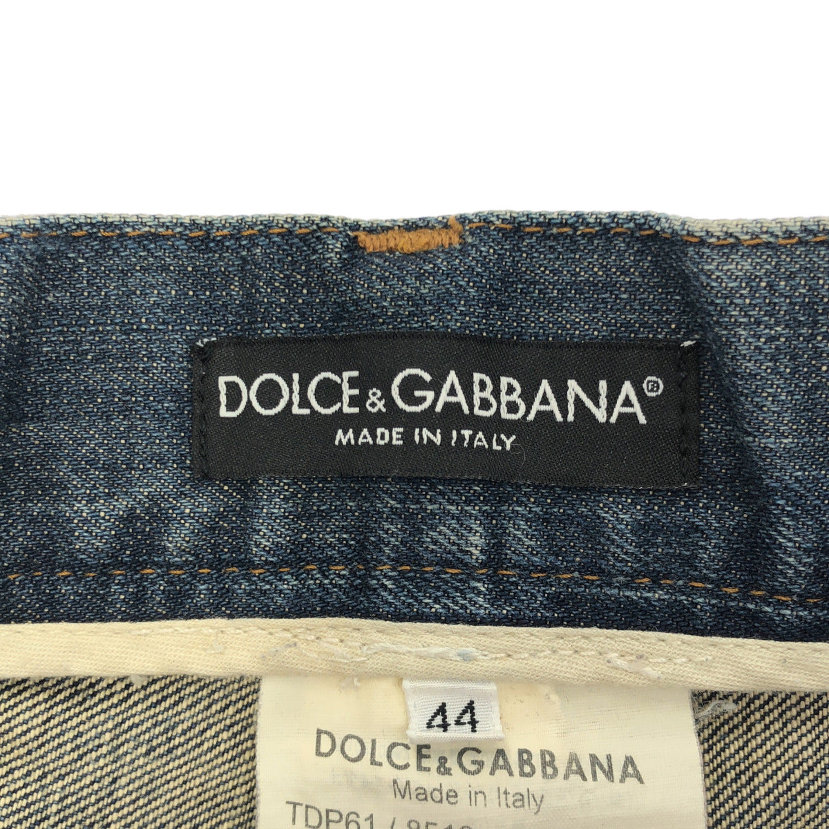 DOLCE&GABBANA ドルチェアンドガッバーナ TDP61/8513 インディゴ ローライズ デニムパンツ ボトムス