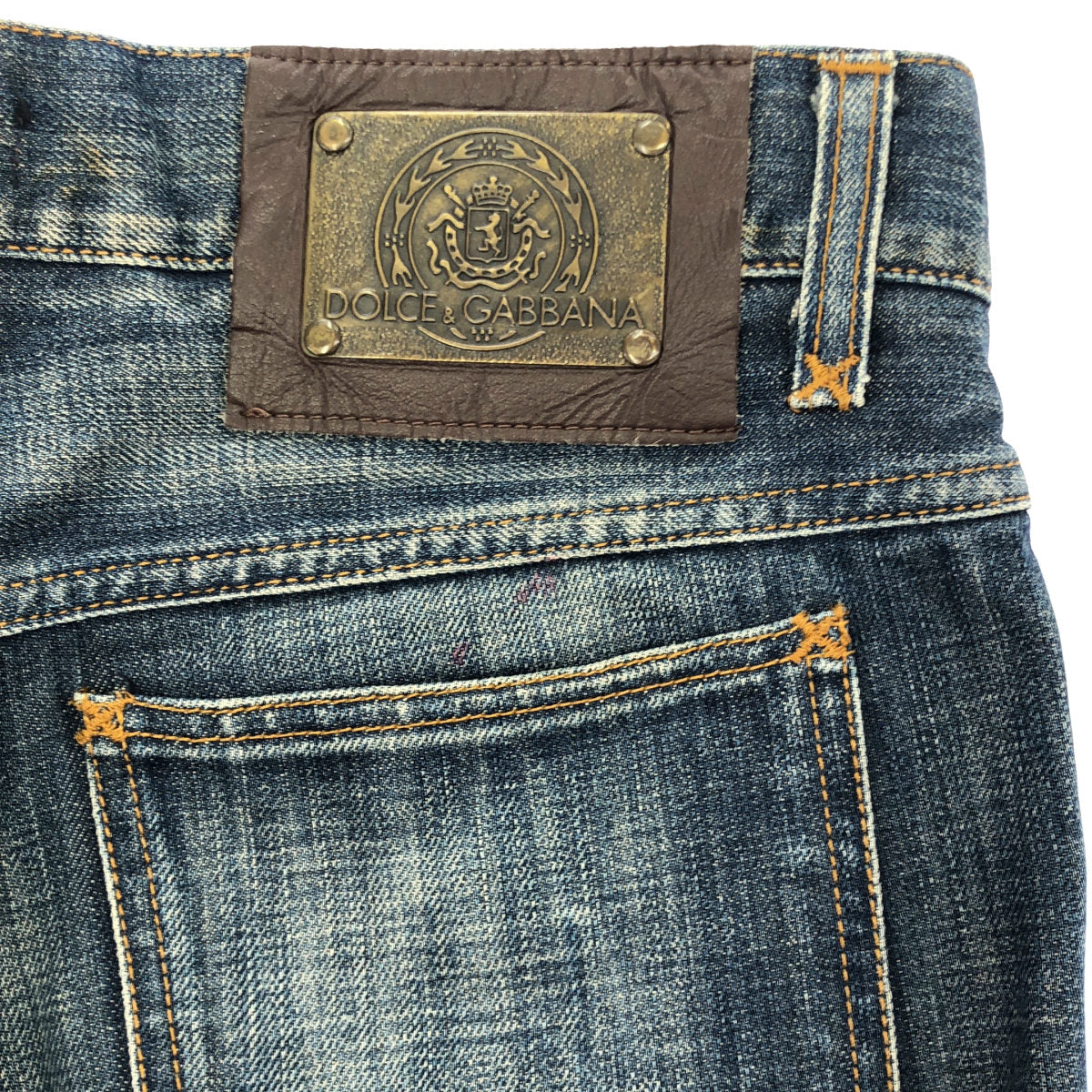 DOLCE&GABBANA ドルチェアンドガッバーナ TDP61/8513 インディゴ ローライズ デニムパンツ ボトムス