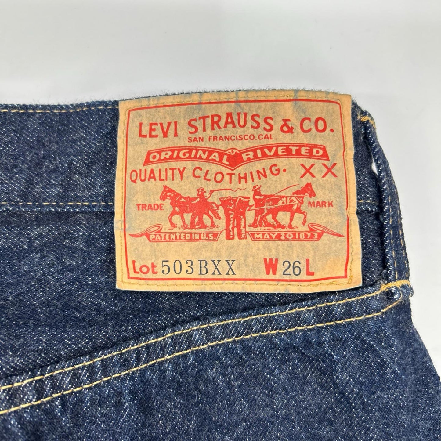 LEVI'S リーバイス 503BXX インディゴ ボタンフライ デニムパンツ ボトムス