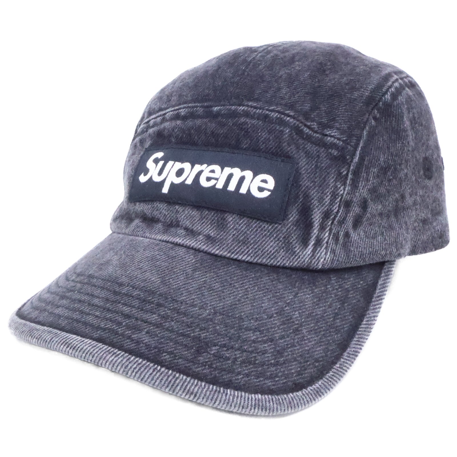 Supreme シュプリーム 24SS Coated Denim Camp Cap デニム キャンプキャップ 帽子