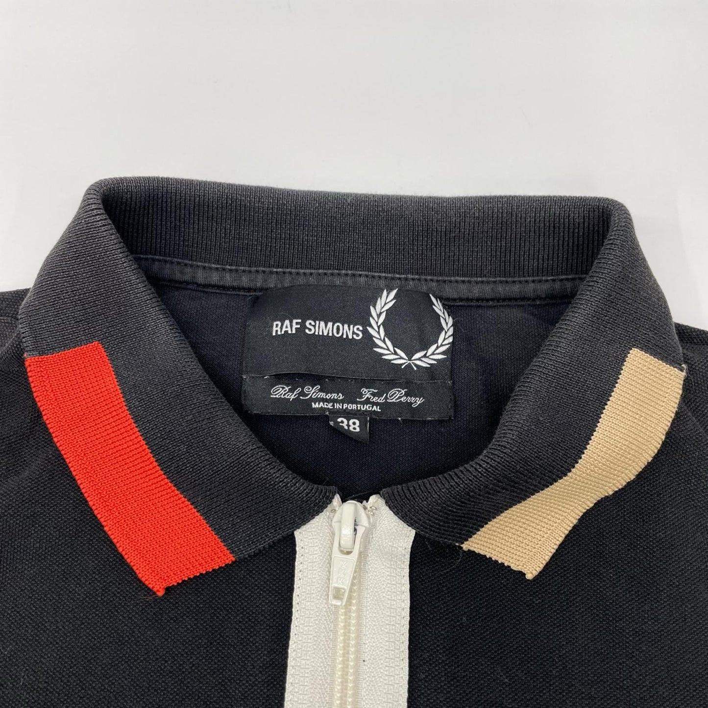 RAF SIMONS ラフシモンズ ×フレッドペリー ブラック ポロシャツ トップス