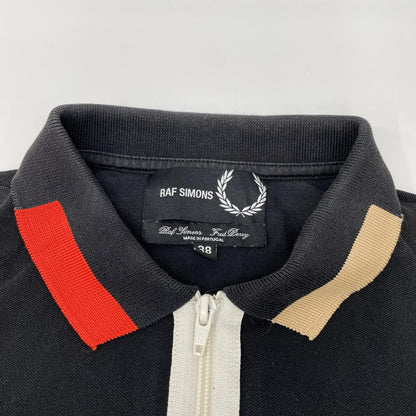 RAF SIMONS ラフシモンズ ×フレッドペリー ブラック ポロシャツ トップス