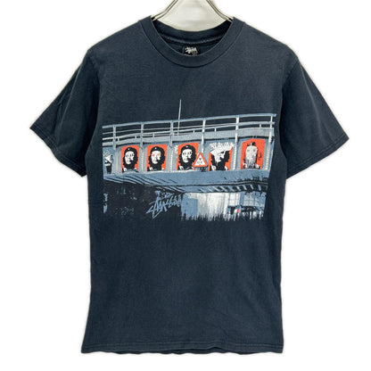 stussy ステューシー ブラック チェ・ゲバラ プリント Tシャツ トップス