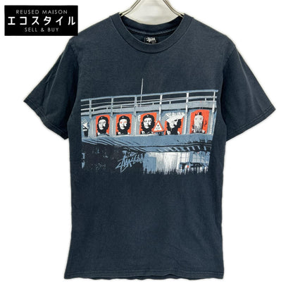 stussy ステューシー ブラック チェ・ゲバラ プリント Tシャツ トップス