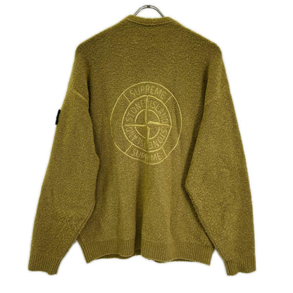 STONE ISLAND ストーンアイランド ×シュプリーム23AW 7925501SB グリーン ブークレカーディガン トップス