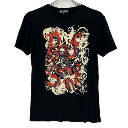 RAF SIMONS ラフシモンズ 08AW ブラック FireBoiledTee トップス