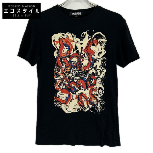 RAF SIMONS ラフシモンズ 08AW ブラック FireBoiledTee トップス