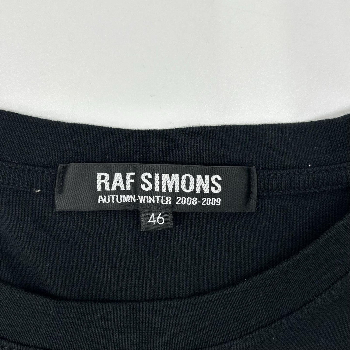 RAF SIMONS ラフシモンズ 08AW ブラック FireBoiledTee トップス