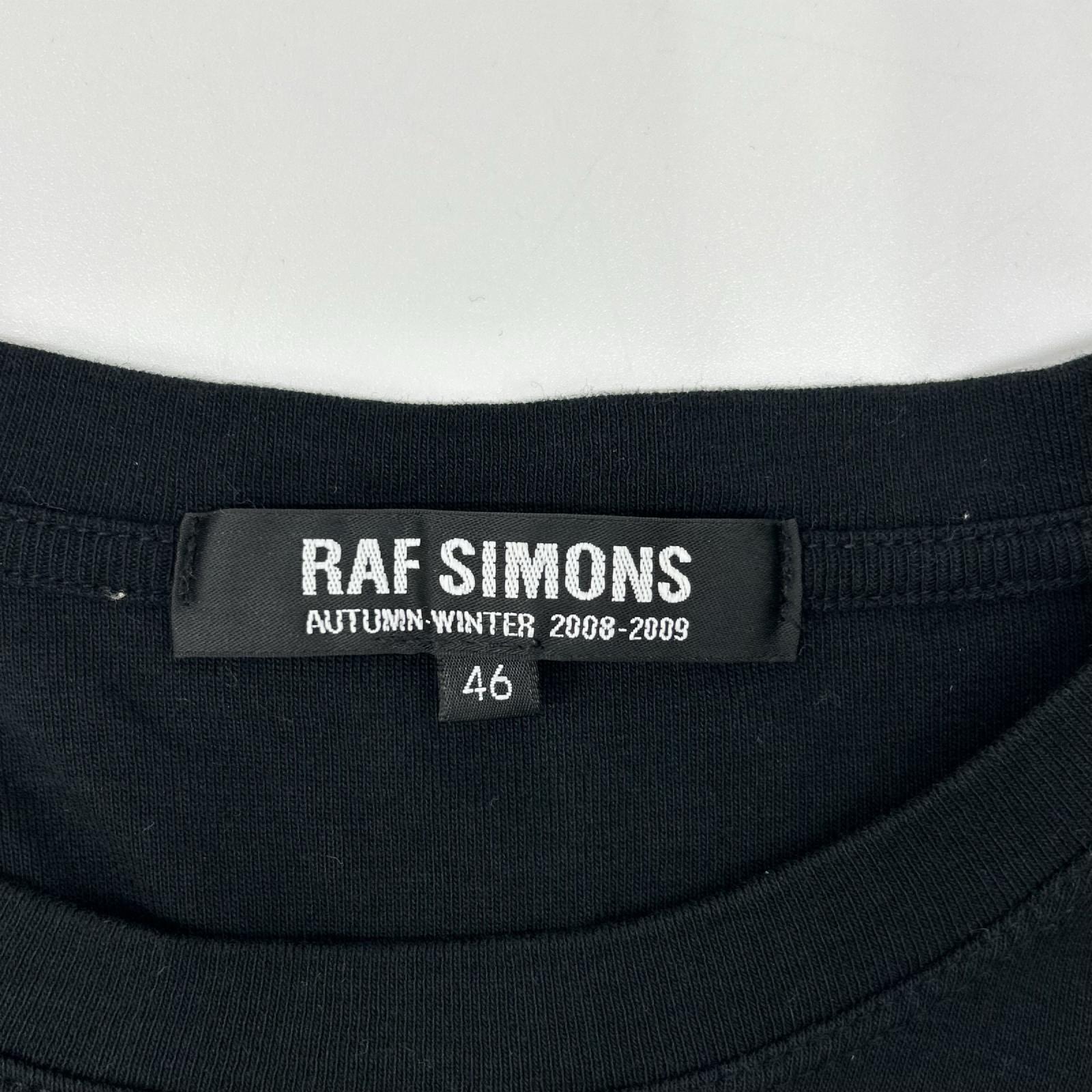 RAF SIMONS ラフシモンズ 08AW ブラック FireBoiledTee トップス