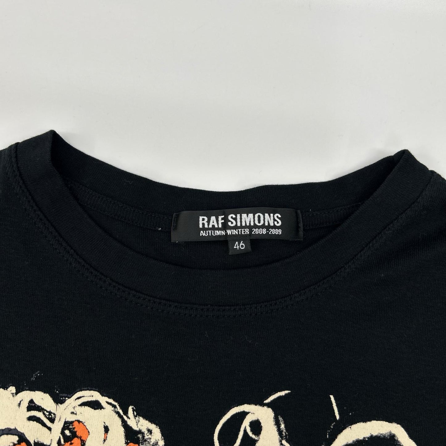 RAF SIMONS ラフシモンズ 08AW ブラック FireBoiledTee トップス