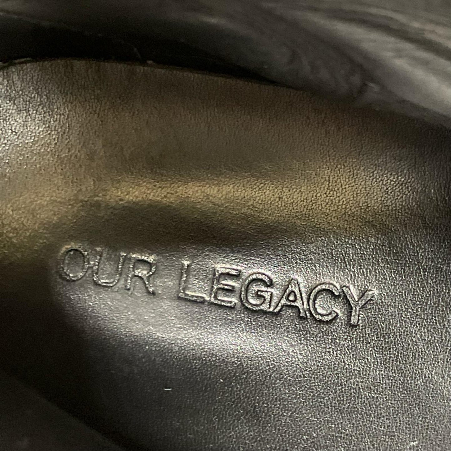 OurLegacy アワーレガシー CAMION BOOT カミオン レザー サイドジップ ブーツ シューズ