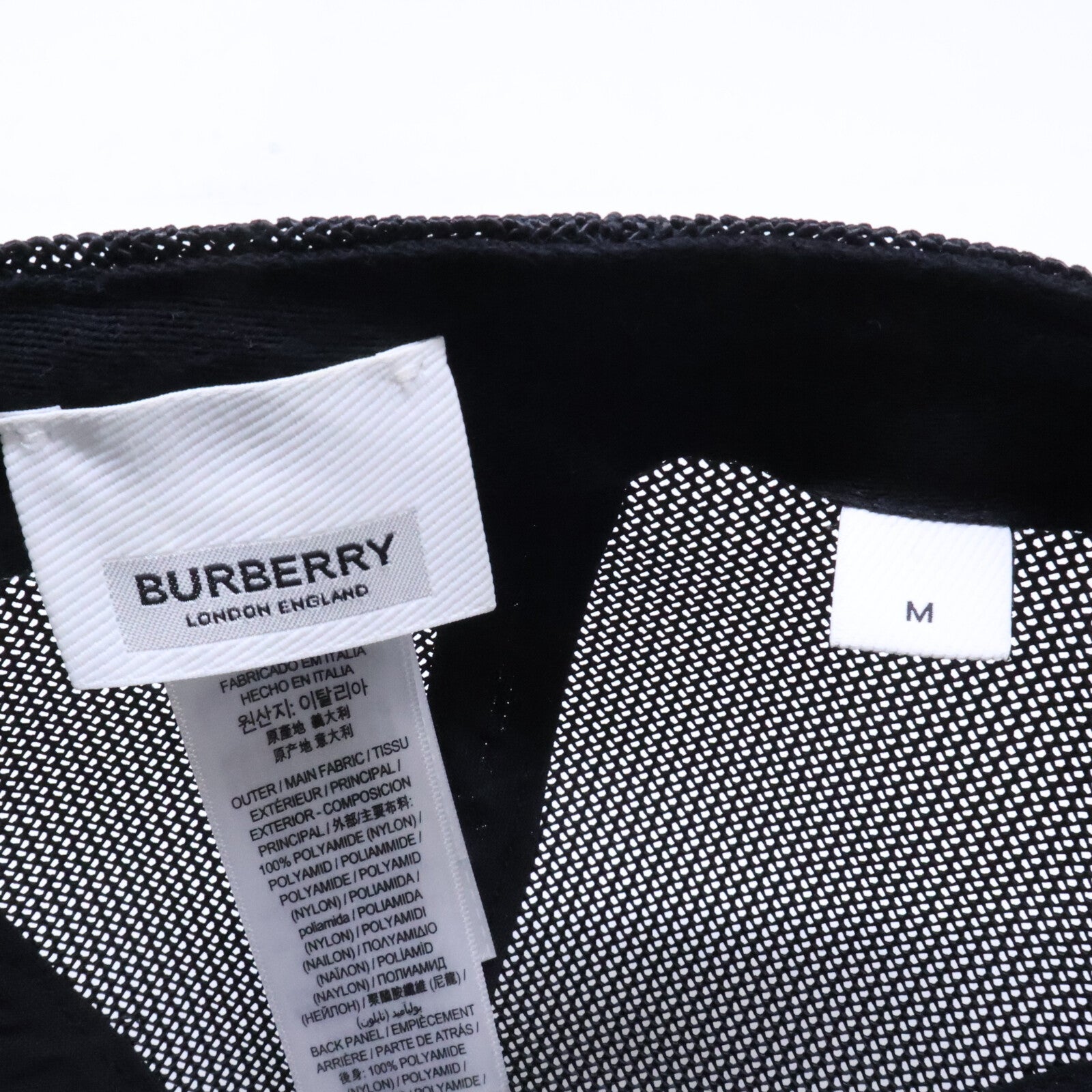 BURBERRY バーバリー 【即決/国内正規】8019211/69F ロゴ刺繍 メッシュ キャップ 帽子