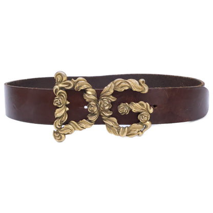 DOLCE&GABBANA ドルチェアンドガッバーナ DGバックル レザー ベルト